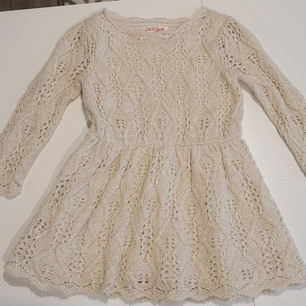 Cat & Jack Sparkle Sweater Dress